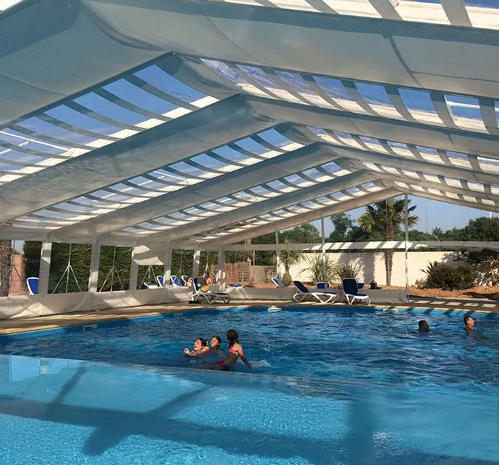 Camping La Borderie - Nouveauté 2026 la piscine sera couverte à partir de mai-1 Camping La Borderie - Nouveauté 2026 la piscine sera couverte à partir de mai